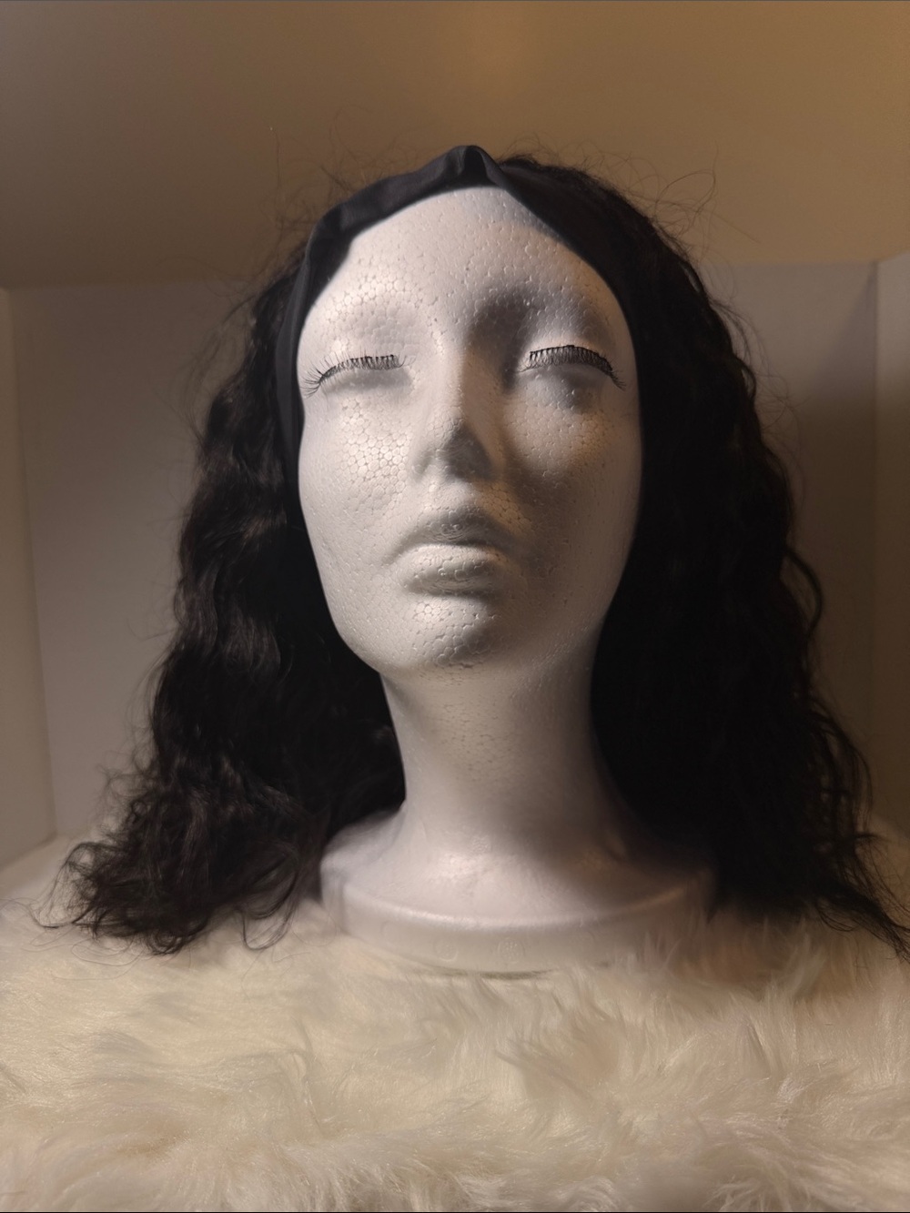 100% Human Hair Headband Wig